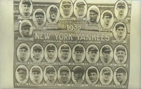 PC 1932 PC Yankees Team